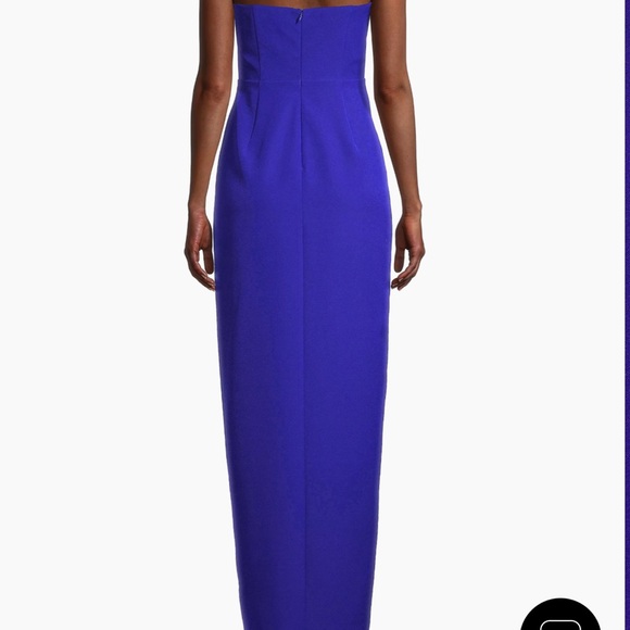 NWT Size 14 CUT OUT CREPE COLUMN GOWN - Picture 2 of 3